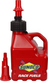 3 Gallons Sunoco Race Jug R3100RD-FF Utility Jug, With Fastflo Lid, Gallons, Square, Polyethlene, Red, Each thumbnail 1