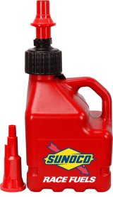 3 Gallons Sunoco Race Jug R3100RD-FF Utility Jug, With Fastflo Lid, Gallons, Square, Polyethlene, Red, Each thumbnail 2