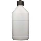 5 Gallons Sunoco Race Jug M7500CL Utility Jug, Gallons, Rectangular, Polyethlene, Clear, Black Cap, Each thumbnail 2