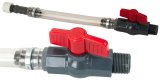 Sunoco Race Jug Hoses R5226 Utility Spout, Clear Fuel Hose, Plastic Valve, 3/4 in. NPT, Each thumbnail 1