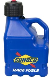 3 Gallons Sunoco Race Jug R3100BL Utility Jug, Gallons, Square, Polyethlene, Blue, Each thumbnail 1
