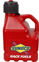 3 Gallons Sunoco Race Jug R3100RD Utility Jug, Gallons, Square, Polyethlene, Red, Each thumbnail 1