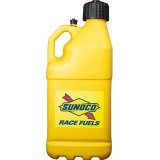 5 Gallons Sunoco Race Jug M7500YL Utility Jug, Gallons, Rectangular, Polyethlene, Yellow, Black Cap, Each thumbnail 2