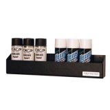Clear One Trailer Accessories TC117 Organizer, Aerosol Can Rack, ABS Plastic, Black, Holds 8 Cans, Each thumbnail 1