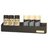 Clear One Trailer Accessories TC117 Organizer, Aerosol Can Rack, ABS Plastic, Black, Holds 8 Cans, Each thumbnail 2