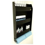 Clear One Trailer Accessories TC156 Storage Shelf, ABS Plastic, Black, 37 in. Height, 23 in. Width, 4.5 in. Depth, Holds Paper Towel Roll, Each thumbnail 2