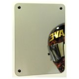 Clear One Shatterproof Mirrors TC145 Mirror, Shatterproof, 12 in. Height, 9 in. Width, .125 in. Thick, Each thumbnail 2
