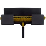 Clear One Trailer Accessories TC182 Organizer, Broom Holder, ABS Plastic, Black, Holds Push Broom, Each thumbnail 1