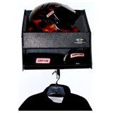 Clear One Trailer Accessories TC151 Helmet/Apparel Rack, ABS Plastic, Black, 14 in. Height, 15.5 in. Width, 13 in. Depth, Each thumbnail 2