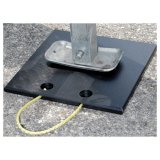 Clear One Trailer Jack Pads TC147 Pads, Plastic, Black, 12 in. x 12 in., Weight Capacity 20,000 lbs., Pair thumbnail 2