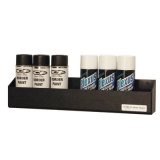 Clear One Trailer Accessories TC118 Organizer, Aerosol Can Rack, ABS Plastic, Black, Holds 12 Cans, Each thumbnail 1