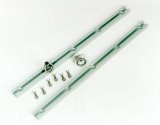 Hi-Lift Jack Company Cargo Tie-Down Tracks SWR22S Slide-n-Lock, System, 22 in, 2 rails, 2 slides, Silver thumbnail 1