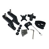 Hi-Lift Jack Company Hood Mounts for 2020-2022 GLADIATOR, 2013-2024 WRANGLER, 2018 WRANGLER JK - HM-900 Mount, Position, Steel, Black Powdercoated, Jeep, Pair thumbnail 1