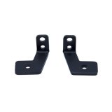 Hi-Lift Jack Company Hood Mount Light Brackets HM-LBRK Auxiliary Bracket, Mount, Aluminum, Black, Pair thumbnail 1