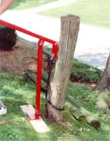 Hi-Lift Jack Company Post-Poppers PP-300 Post Popper, Red, 39.25 in. High, 38 in. Handle 5,000 lbs. Jaw Capacity, Each thumbnail 4