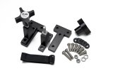 Hi-Lift Jack Company Hood Mounts HM-850 Mount, Position, Steel, Black, Jeep, Kit thumbnail 2