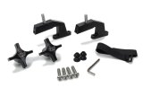 Hi-Lift Jack Company Hood Mounts for 2007-2012 WRANGLER - HM-925 Mount, Position, Steel, Black Powdercoated, Jeep, Pair thumbnail 2