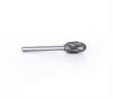 Powerhouse Products Oval Shape Burrs POW355606 Carbide Burr, Double Cut, Shape, 0.500 in. Diameter, 1/4 in. Shank, 6.0 in. Length, Each thumbnail 1