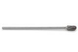Powerhouse Products Oval Shape Burrs POW355606 Carbide Burr, Double Cut, Shape, 0.500 in. Diameter, 1/4 in. Shank, 6.0 in. Length, Each thumbnail 2