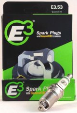 E3 Spark Plugs E3.53 Plug, E3, Tapered Seat, 14mm Thread, 0.708 in. Reach, Projected Tip, Resistor, Each thumbnail 2