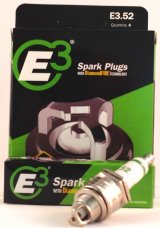 E3 Spark Plugs E3.52 Plug, E3, Gasket Seat, 14mm Thread, 0.375 in. Reach, Projected Tip, Resistor, Each thumbnail 3