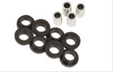 Aldan American Shock Bushings ALD-2 Bushing, 0.650 in. Bushing Length, Hourglass Eye Bushing Type,Polyurethane, Black, Kit thumbnail 1