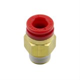 Dedenbear Quick-Connect Fittings ALQD Air Hose Fitting, Quick-Disconnect, Brass, Straight, Male 1/8 in. NPT, Each thumbnail 2