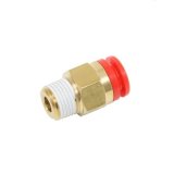 Dedenbear Quick-Connect Fittings ALQD Air Hose Fitting, Quick-Disconnect, Brass, Straight, Male 1/8 in. NPT, Each thumbnail 4