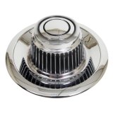 Vision Wheel Center Caps JC5023V Cap, Derby Style, Snap-on, Plastic, Chrome, Rallye Series, Each thumbnail 1