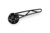 Clayton Machine Truss-Style Interior Door Handles PT-402 Handles, Interior, Truss Style, Billet Aluminum, Black Anodized, Machined Highlights, Pair thumbnail 1