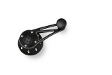 Clayton Machine Truss-Style Vent Window Handles PT-404 vent window crank Black Powdercoated with machined highlights Truss style Crank 1949 and up GM/Ford thumbnail 1