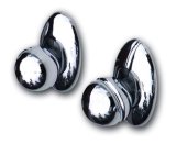 Clayton Machine Claw-Style Door Latch Releases LR-703 Release, Component, Claw-Style, Chrome, Grooved Finish, Kit thumbnail 3