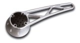 Clayton Machine Truss-Style Interior Door Handles PT-202 Handles, Truss Style, Interior, Billet Aluminum, Silver Powdercoated, Machined Highlights, Pair thumbnail 2