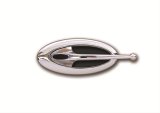 Clayton Machine Elliptical Interior Door Handles EL-502 Handles, Interior, Front, Ball End Design, Billet Aluminum, Chrome, Pair thumbnail 1