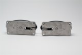 Clayton Machine Elliptical Interior Door Handles EL-502 Handles, Interior, Front, Ball End Design, Billet Aluminum, Chrome, Pair thumbnail 3