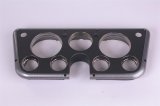 Clayton Machine Direct-Fit Gauge Mounting Panels 6772-B Panel, Plastic, Brushed Aluminum, Accepts Factory Gauges, Chevy/GMC, Pickup, Each thumbnail 1