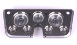 Clayton Machine Direct-Fit Gauge Mounting Panels 6772-B Panel, Plastic, Brushed Aluminum, Accepts Factory Gauges, Chevy/GMC, Pickup, Each thumbnail 2