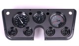 Clayton Machine Direct-Fit Gauge Mounting Panels 6772-C Panel, Plastic, Carbon Fiber Look, Accepts Factory Gauges, Chevy/GMC, Pickup, Each thumbnail 2