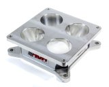 HVH Super Sucker Carburetor Adapters SS4500/4150-2AL Adapter, Sucker, 2.00 in. Height, Aluminum, Polished, Dominator Carb Flange, Square Bore 4-barrel Manifold Flange, Each thumbnail 1