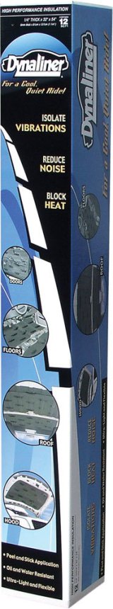 Dynamat Dynaliners 11102 Sound Deadener, Dynaliner Sheet, 0.250 in. Thick, 54 in. x 32 in., Self-Adhesive, Each thumbnail 4