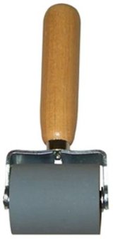 Dynamat Sound Deadener Installation Tools 10007 Roller, Professional, Wood, 2.0 in. Wide Solid Rubber Roller, Each thumbnail 2