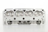 FLOTEK 180cc Small Block Chevy Cylinder Heads 101-505 Head, 180cc, Assembled, Hydraulic Roller, 64cc, Angled Plugs, 0.550 in. Maximum Lift, Cast Aluminum, Natural, Chevy, Block, Each thumbnail 2