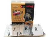 HushMat Door Kits 10201 HushMat, Kit, Sound Deadening/Insulation, Easiest To Install, 1.5 mm thick, Silver, Self-Adhesive, 550 Degrees, 10 sq ft, 12in x 12in, Set of 10 thumbnail 6