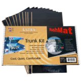 HushMat Cargo and Trunk Kits 10300 HushMat, Kit, Sound Deadening/Insulation, Easiest To Install, 1.5 mm thick, Black, Self-Adhesive, 550 Degrees, 19 sq ft, 12in x 23in, Set of 10 thumbnail 9