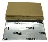 HushMat Super Bulk Kits 10801 HushMat, Kit, Sound Deadening/Insulation, Easiest To Install, 1.5 mm thick, Silver, Self-Adhesive, 36 sq ft, 18in x 32in, Set of 9 thumbnail 1