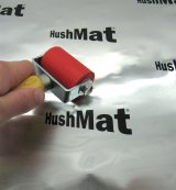 HushMat Pro-Roller Installation Tools 90100 Sound Deadener/Heat Barrier Tool, Pro-Roller, 2 in. Width, Rubber, Wood Handle, Natural Finish, Each thumbnail 2