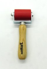 HushMat Pro-Roller Installation Tools 90100 Sound Deadener/Heat Barrier Tool, Pro-Roller, 2 in. Width, Rubber, Wood Handle, Natural Finish, Each thumbnail 3