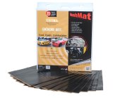 HushMat Door Kits 10200 HushMat, Kit, Sound Deadening/Insulation, Easiest To Install, 1.5 mm thick, Black, Self-Adhesive, 550 Degrees, 10 sq ft, 12in x 12in, Set of 10 thumbnail 1