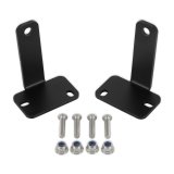 Anvil Off-Road Light Mount Brackets 628-32AOR Brackets, Front Bumper Bracket Location, Steel, Black, Ford, Pair thumbnail 1