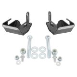 Anvil Off-Road Rear Lower Control Arm Skid Plates 518AOR Plates, Location, Solid Style, Steel, Black Powdercoated, Bolt-on, Ford, Pair thumbnail 1
